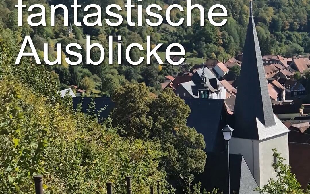 660 Meter fantastische Ausblicke am Stolberger Schloss